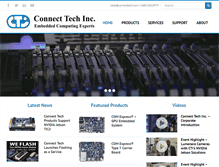 Tablet Screenshot of connecttech.com